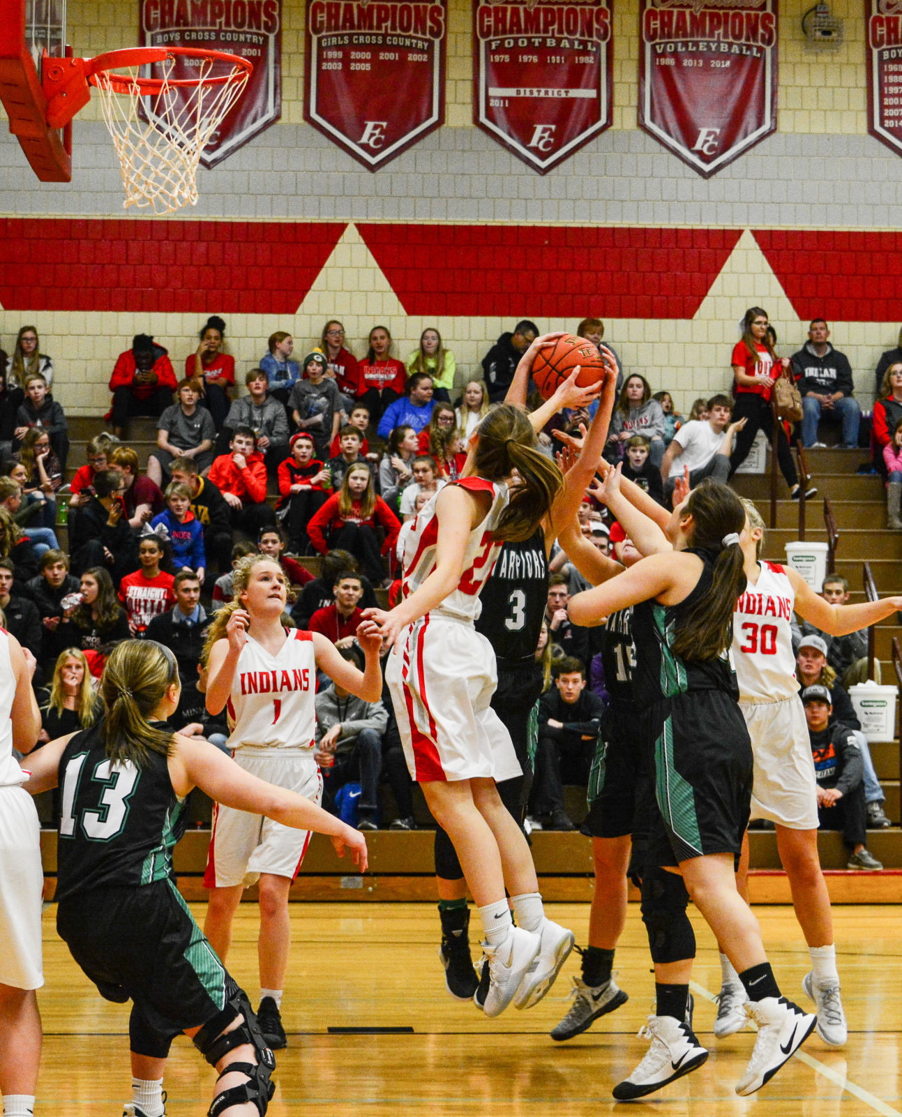 FC girls basketball vs. North Union 3
